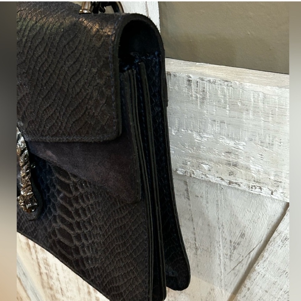 Stunning Borse In Pelle Python Suede Chain Bag - image 7